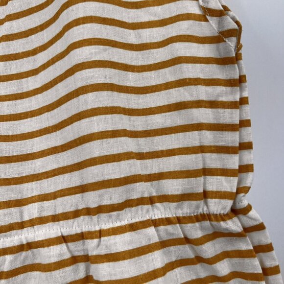 Melico Mustard Striped Dress - Picture 7 of 8